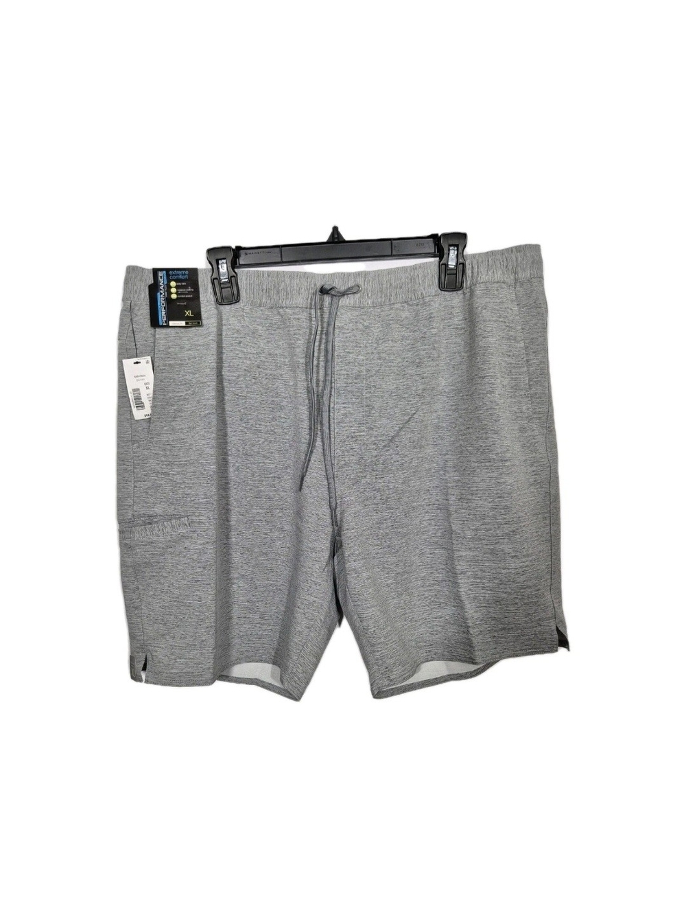 Roundtree Yorke Men's Shorts Size XL Performance Flat Front Stretch Gray NWT 11